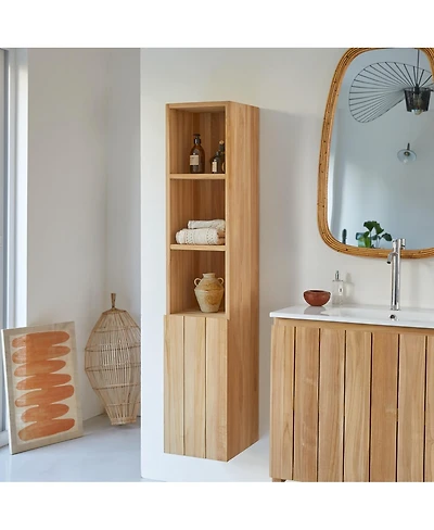 Tikamoon Jill Teak wood Column 150