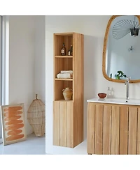 Tikamoon Jill Teak wood Column 150