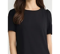 Kasper Women's Puff-Sleeve Sheath Dress