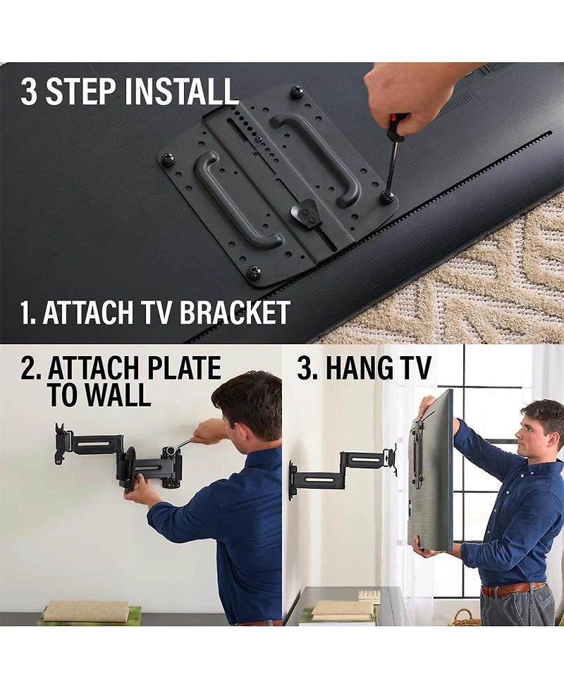 Sanus VSF817-B2 Premium Full-Motion Mount for 19" - 43" Tv
