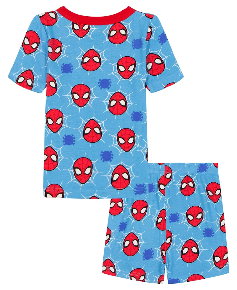 Spider-Man Toddler Boys' 2T-4T My Hero Spiderman T-Shirt and Shorts, 2-Piece Set