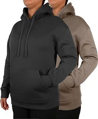 Blue Ice Women's Loose Fit Super Heavyweight Fleece-Lined Pullover Hoodie-2 Pack
