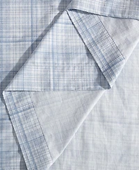 Calvin Klein Printed Washed 200-Thread Count Cotton Percale 4-Pc. Sheet Set