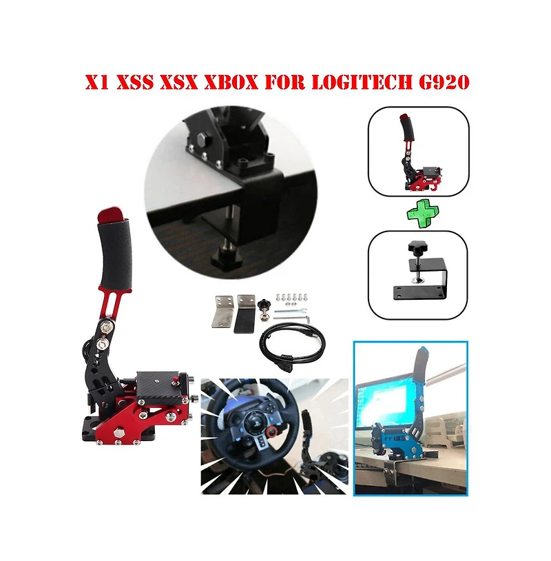 Artudatech 14 Bit Racing Handbrake with Hall Sensor - Progressive Brake for Logitech G920