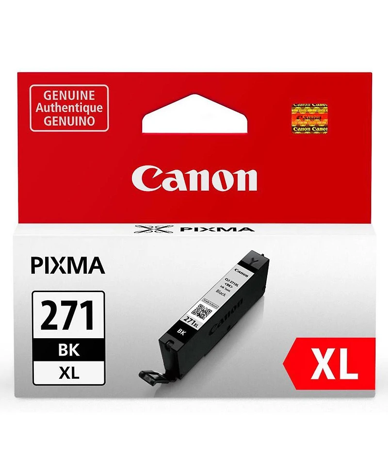 Canon Cli-271 Xl Black Ink Tank for Select Pixma Mg, Ts Series Printers - 10.8ml
