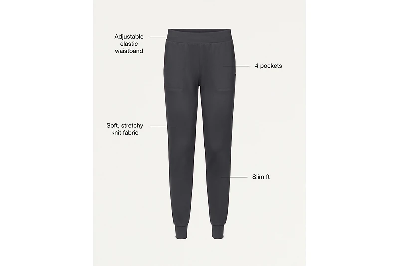 Jaanuu Women's UltraLAST Essential Performance 6-Pocket Scrub Set