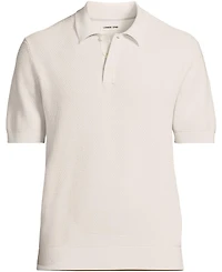 Lands' End Men's Short Sleeve Fine Gauge Sweater Polo