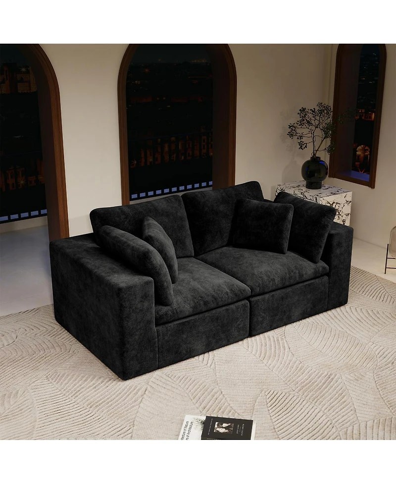 Streamdale Furniture Modular Sectional Sofa Seat, Upholstered Couch for Living Room