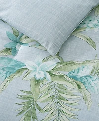 Tommy Bahama Home Floral Enchantment Cotton Reversible 3-Pc. Duvet Cover Set