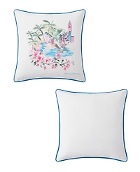 Tommy Bahama Home Scenic Cotton Decorative Pillow, 20" x 20"