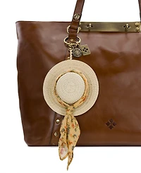 Patricia Nash Leather Sun Hat Mini Bag Charm