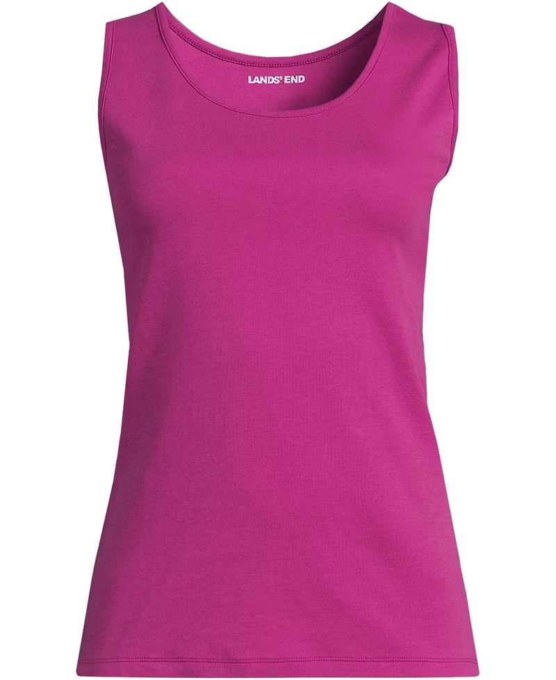 Lands' End Women's Cotton Tank Top