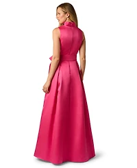 Adrianna Papell Women's Sleeveless Notch Front Dress