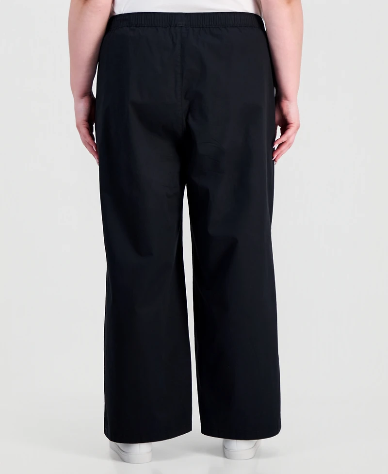 Style & Co Plus Pull-On Wide-Leg Pants, Macy's Exclusive