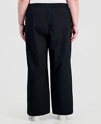 Style & Co Plus Pull-On Wide-Leg Pants, Macy's Exclusive