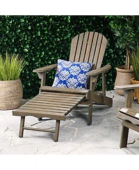 Streamdale Furniture Hanlee Acacia Wood Folding Adirondack Chair