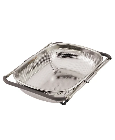 Rachael Ray 4.5-Quart Over-the-Sink Stainless Steel Colander