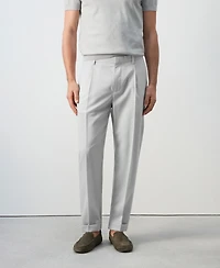 Mango Men's Cold Wool Regular Fit Pants