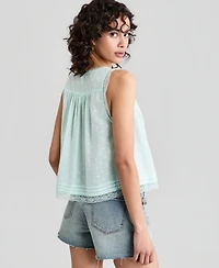 And Now This Women's Cotton Lace-Trim Tank Top, Macy's Exclusive