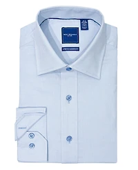Nick Graham Men's Newbury Text Modern-Fit Dress Shirt