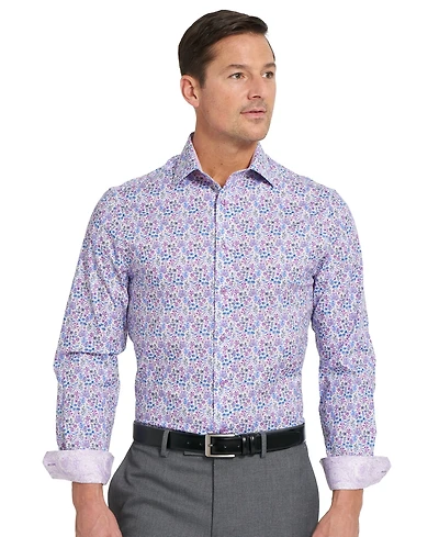 Nick Graham Men's Brighton Floral Print Dress Shirt
