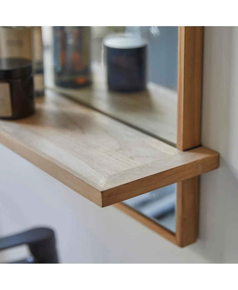 Tikamoon Teak Wood Mirror Galyno