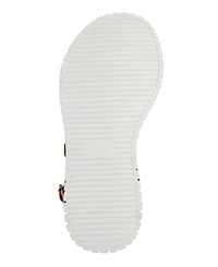 Mia Women's Leopard-Print Wedge Heel Sandals