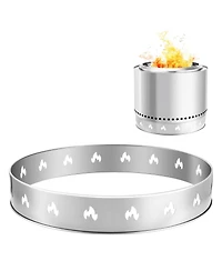 Ecooso Fire Pit Stand for Bonfire Stove, Stainless Steel Outdoor Support Ring