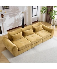 Streamdale Furniture Modular Cloud Sofa, Convertible Folding Sofa Bed, Sectional Cushioned Sofa