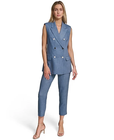 Calvin Klein Petite High-Waisted Modern-Fit Pants
