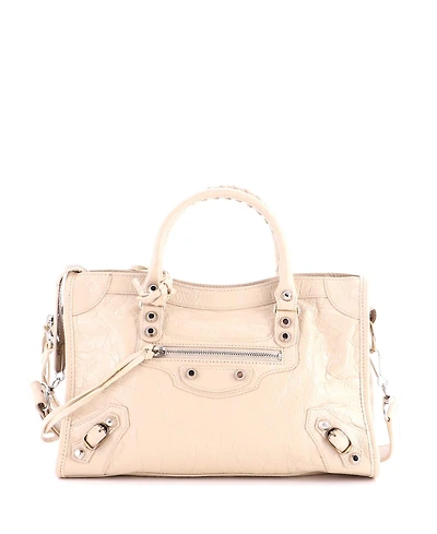 Pre-Owned Balenciaga Small City Classic Studs Bag Leather