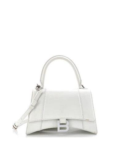 Pre-Owned Balenciaga Small Hourglass Top Handle Bag Leather