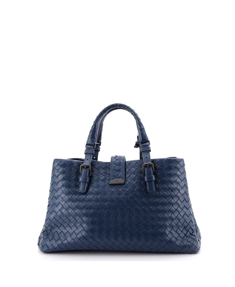 Pre-Owned Bottega Veneta Small Roma Bag Intrecciato Nappa