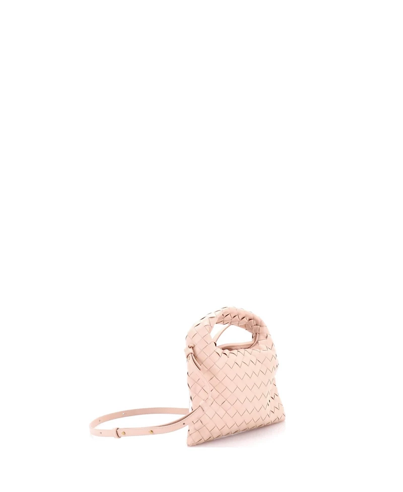 Pre-Owned Bottega Veneta Mini Hop Top Handle Bag Intrecciato Nappa
