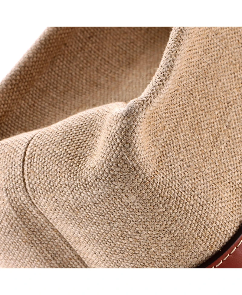 Pre-Owned Chloe Medium Woody Tote Canvas with Leather