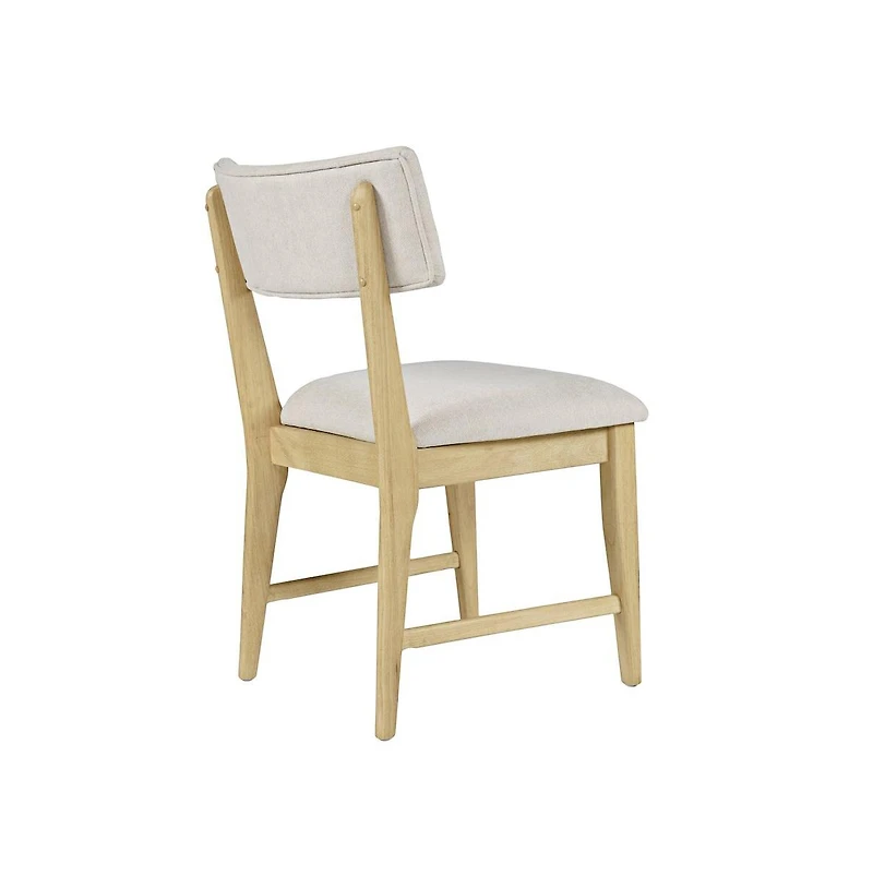 Jofran Beck Contemporary Upholstered Split Back Dining Chair (Set of 2