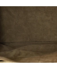 Pre-Owned Bottega Veneta Palio Fold Over Tote Colorblock Nappa Leather With Intrecciato Detail