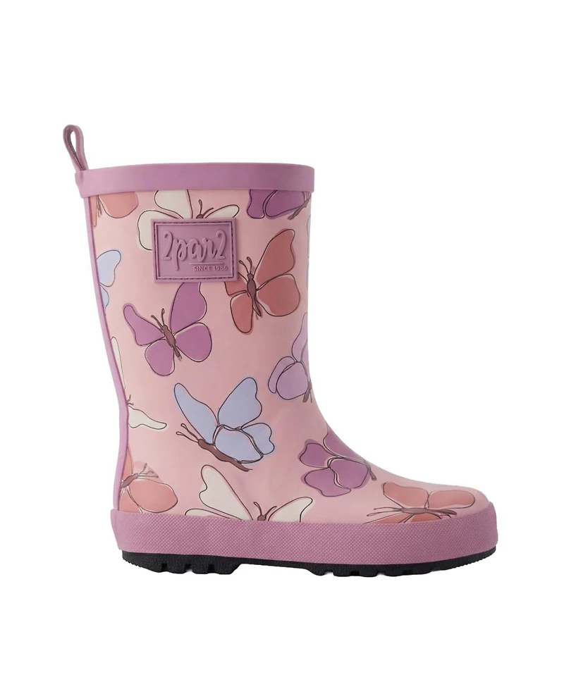 Deux par Deux Little Girls Rain Boots