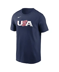 Nike Men's Aaron Judge Navy Usa Baseball 2026 World Baseball Classic Name & Number T-Shirt