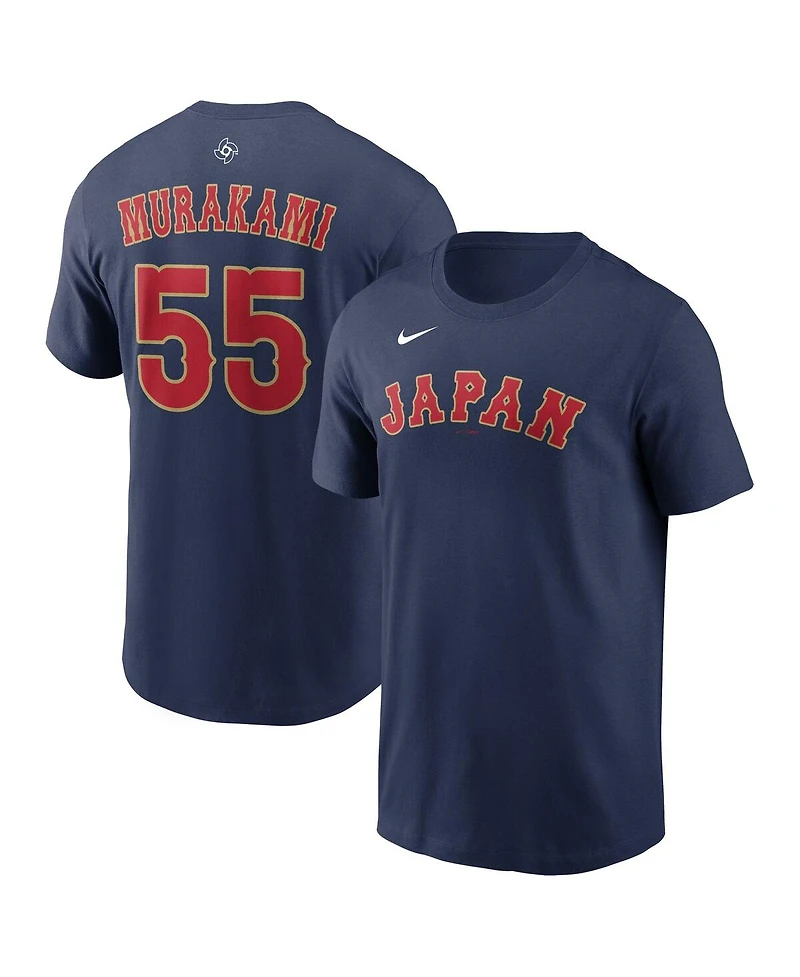 Nike Men's Munetaka Murakami Navy Japan Baseball 2026 World Classic Name Number T-Shirt