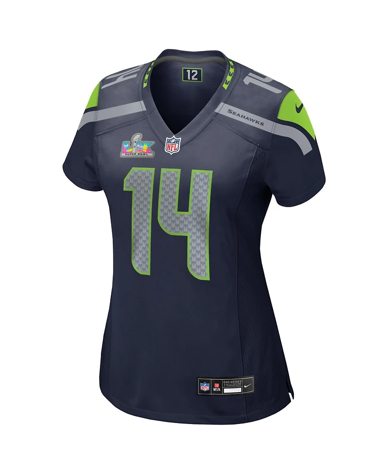 Nike Women's Sam Darnold College Navy Seattle Seahawks Super Bowl Lx Patch Game Jersey