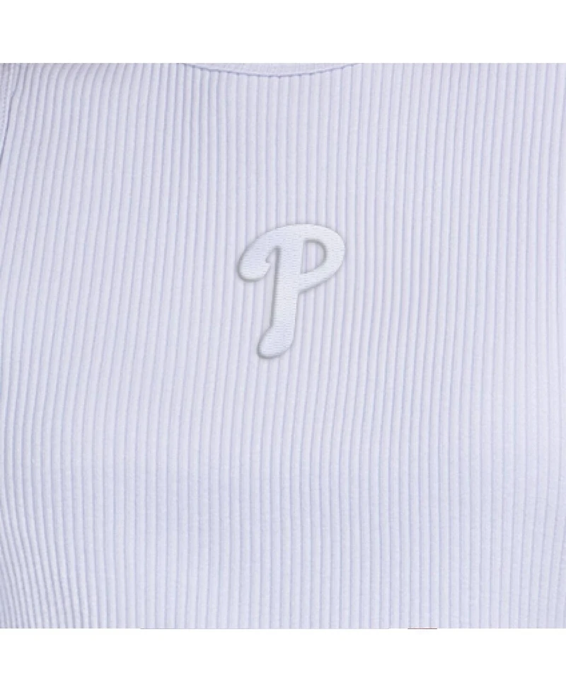Starter Women's Light Blue Philadelphia Phillies Pastels Ribbed Tank Top