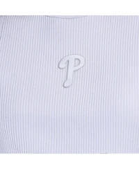 Starter Women's Light Blue Philadelphia Phillies Pastels Ribbed Tank Top