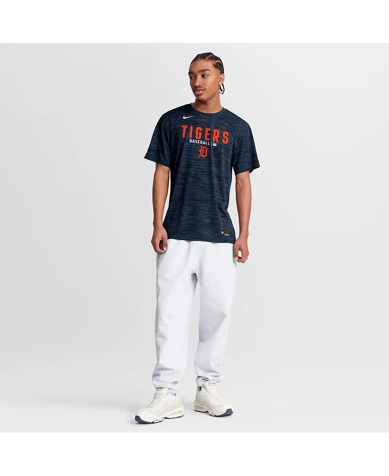 Nike Men's Navy Detroit Tigers Authentic Collection Velocity Dri-fit T-Shirt