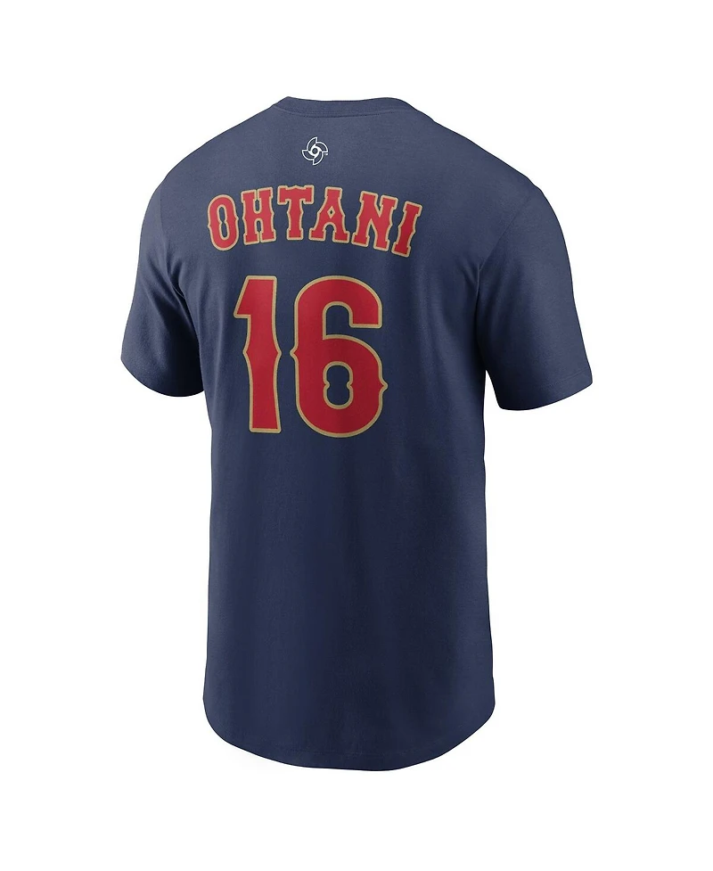 Nike Men's Shohei Ohtani Navy Japan Baseball 2026 World Classic Name Number T-Shirt