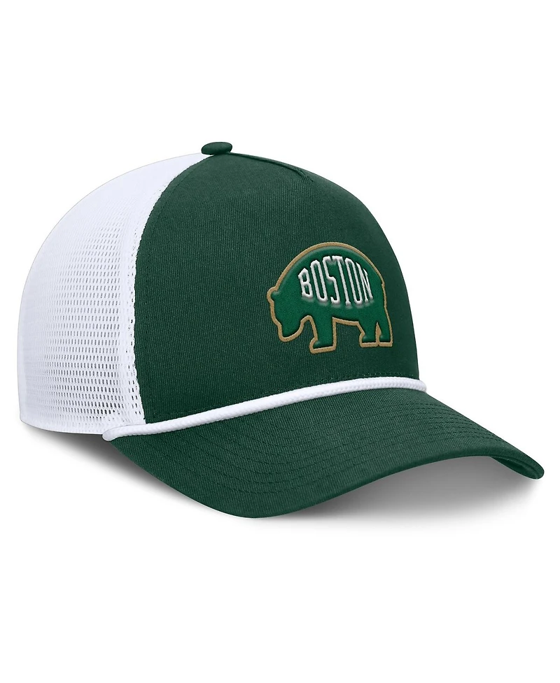 Fanatics Men's Green/White Boston Bruins Bermuda A-Frame Adjustable Hat