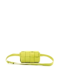 Pre-Owned Bottega Veneta Cassette Belt Bag Maxi Intrecciato Leather