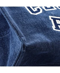 Pre-Owned Celine Large Cabas Thais Tote Denim with Applique