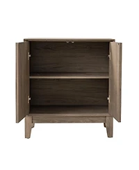 Streamdale Furniture Sideboard Buffet, Mid Century Modern Storage Cabinet with Doors & Shelves