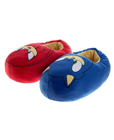 Sonic The Hedgehog Little Kid & Big Lightweight Plush Warm House Slippers